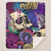 Seamless wallpaper pattern. Bright Magic Psychedel Sherpadecke (Vorderseite)