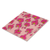 Seamless wassercolor orchius phalaenopsis Blume b Fliese (Seite)