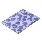 Seamless wassercolor orchius phalaenopsis Blume b Notizblock (Linke Seite)