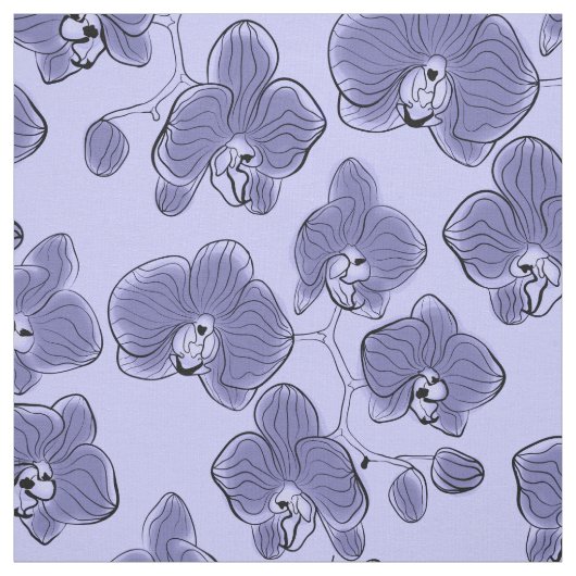 Seamless wassercolor orchius phalaenopsis Blume b Stoff (Muster)