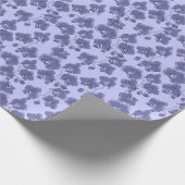 Seamless wassercolor orchius phalaenopsis Blume Geschenkpapier (Ecke)