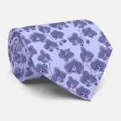 Seamless wassercolor orchius phalaenopsis Blume Krawatte (Gerollt)