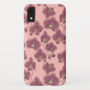 Seamless wassercolor orchius phalaenopsis Blume p Case-Mate iPhone Hülle