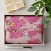 Seamless wassercolor orchius phalaenopsis Blume p Seidenpapier (Geschenk)