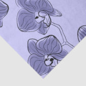 Seamless wassercolor orchius phalaenopsis Blume Seidenpapier (Ausschnitt)