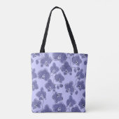 Seamless wassercolor orchius phalaenopsis Blume Tasche (Rückseite)