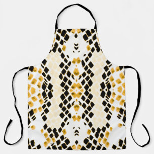 Seamless Watercolor Snakeskin. Alligator Leather W Schürze