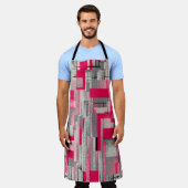 seamless watercolour digital patchwork pattern schürze (Getragen)