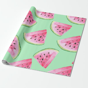 Seamless Watermelon Muster im Wasserfarbenstil Wat Geschenkpapier