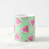 Seamless Watermelon Muster im Wasserfarbenstil Wat Kaffeetasse (Mittel)