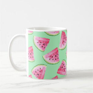 Seamless Watermelon Muster im Wasserfarbenstil Wat Kaffeetasse