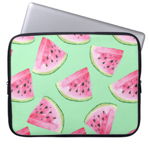 Seamless Watermelon Muster im Wasserfarbenstil Wat Laptopschutzhülle