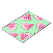 Seamless Watermelon Muster im Wasserfarbenstil Wat Notizblock (Linke Seite)