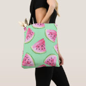 Seamless Watermelon Muster im Wasserfarbenstil Wat Tasche (Von Nahem)