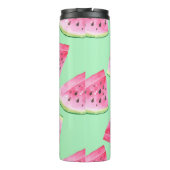 Seamless Watermelon Muster im Wasserfarbenstil Wat Thermosbecher (Rückseite)