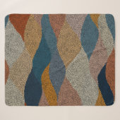 Seamless wavy pattern. Complicated hand-drawn orna Sherpadecke (Vorderseite (Horizontal))