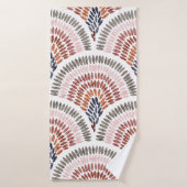 Seamless wavy pattern. Seigaiha design in polka do Badehandtuch (Badehandtuch)