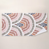 Seamless wavy pattern. Seigaiha design in polka do Badehandtuch (Badehandtuch)