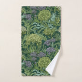 Seamless William Morris style floral pattern Badhandtuch Set (Handtuch)