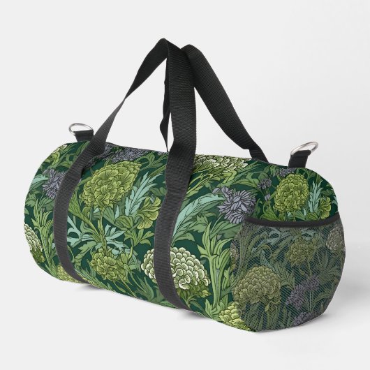 Seamless William Morris style floral pattern Duffle Bag (Rechte Ecke)