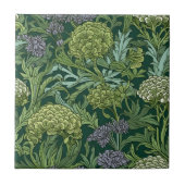 Seamless William Morris style floral pattern Fliese (Vorderseite)
