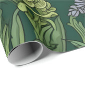 Seamless William Morris style floral pattern Geschenkpapier (Rolleneckpunkt)