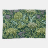 Seamless William Morris style floral pattern Geschirrtuch (Horizontal)