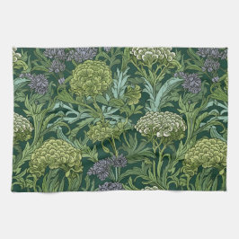 Seamless William Morris style floral pattern Geschirrtuch
