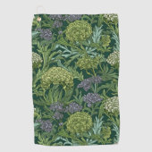 Seamless William Morris style floral pattern Golfhandtuch (Vorderseite)