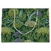 Seamless William Morris style floral pattern Große Geschenktüte (Vorderseite)