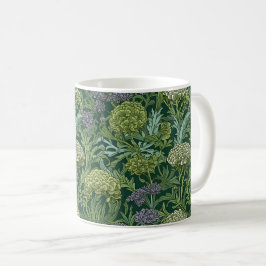 Seamless William Morris style floral pattern Kaffeetasse