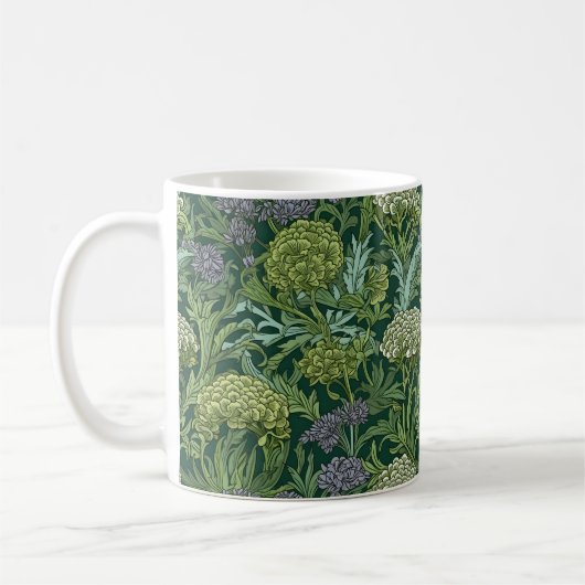 Seamless William Morris style floral pattern Kaffeetasse (Links)