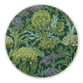 Seamless William Morris style floral pattern Keramikknauf (Vorderseite)