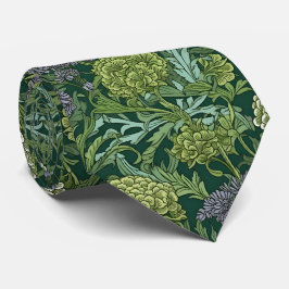 Seamless William Morris style floral pattern Krawatte