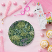 Seamless William Morris style floral pattern Pappteller (Party)