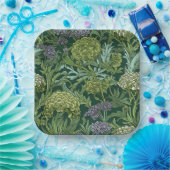 Seamless William Morris style floral pattern Pappteller (Party)