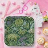 Seamless William Morris style floral pattern Pappteller (Party)