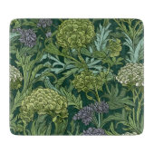 Seamless William Morris style floral pattern Schneidebrett (Vorderseite)