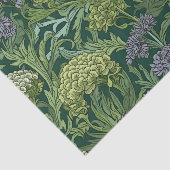 Seamless William Morris style floral pattern Seidenpapier (Ausschnitt)
