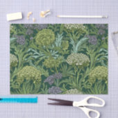 Seamless William Morris style floral pattern Seidenpapier (Handwerk)