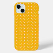 Seamless yellow-orange  polka dot  pattern  Case-Mate iPhone hülle (Rückseite)
