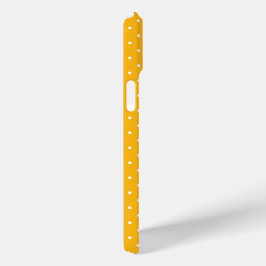 Seamless yellow-orange  polka dot  pattern  Case-Mate iPhone hülle (Rückseite / Rechts)