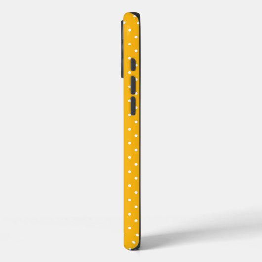 Seamless yellow-orange  polka dot  pattern  Case-Mate iPhone hülle (Rückseite / Links)