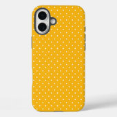 Seamless yellow-orange  polka dot  pattern  Case-Mate iPhone hülle (Rückseite)