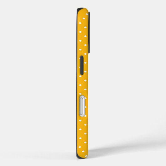 Seamless yellow-orange  polka dot  pattern  Case-Mate iPhone hülle (Rückseite / Rechts)