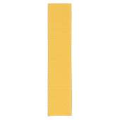 Seamless yellow-orange  polka dot  pattern  kurzer tischläufer (Vorderseite)