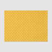Seamless yellow-orange  polka dot  pattern  seidenpapier (Vorderseite)