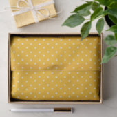 Seamless yellow-orange  polka dot  pattern  seidenpapier (Geschenk)