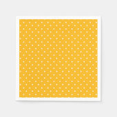 Seamless yellow-orange  polka dot  pattern  serviette (Vorderseite)