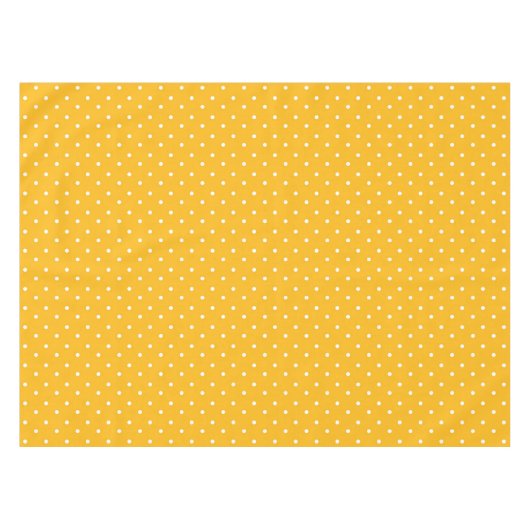 Seamless yellow-orange  polka dot  pattern  tischdecke (Vorderseite (Horizontal))